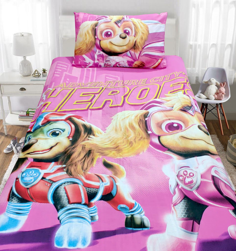Paw Patrol Girls Children's Baby Bed Sheet