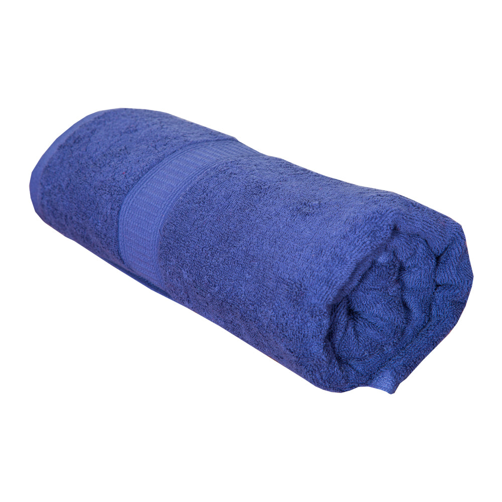 Royal Blue Premium Quality Pure Cotton Bath Towel