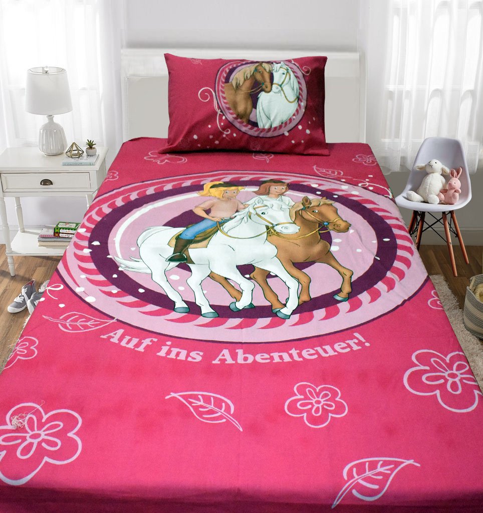 Hot Pink Prince Single Kids Bed Sheet