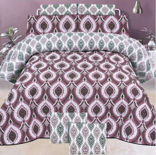 Pure Cotton Bed Sheet & Comforter Set