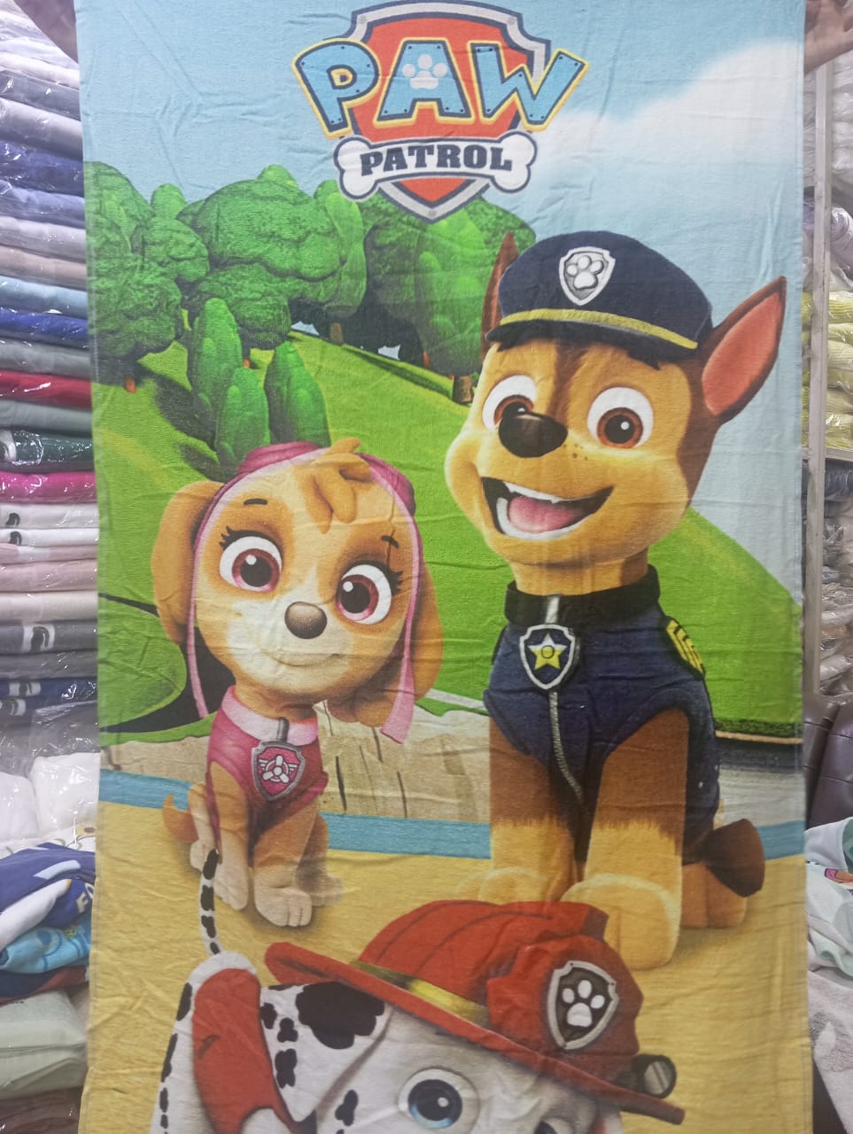 Paw Patrol Cartoon Kids Towel
