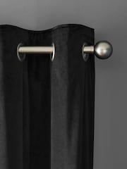 Luxury Matte Velvet Eyelet Curtains - Premium Quality