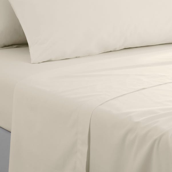 White Sand Pure Cotton Flat Sheet
