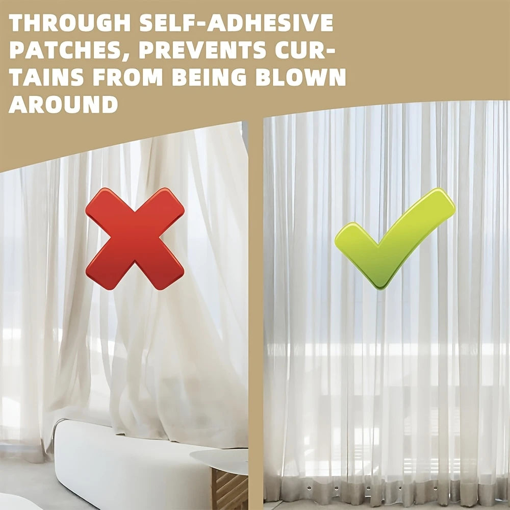 Buckles, Curtain Weighted Magnet Clips with Thumb Tacks