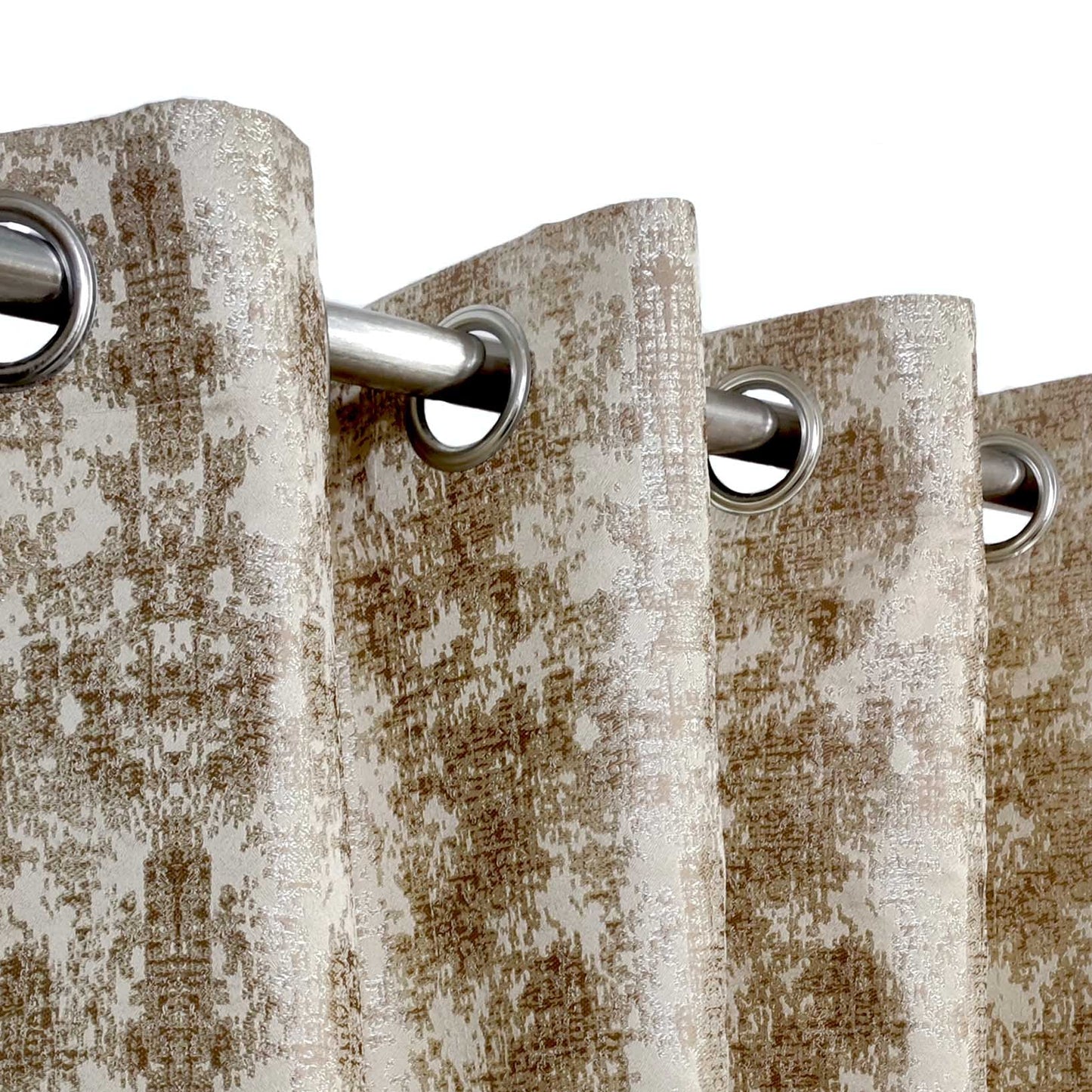 Light Brown Thick Viscose Curtain