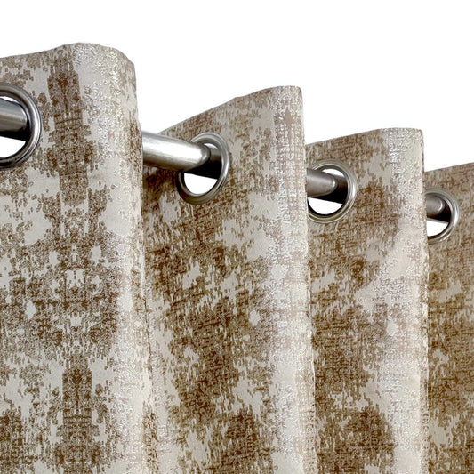 Light Brown Thick Viscose Curtain