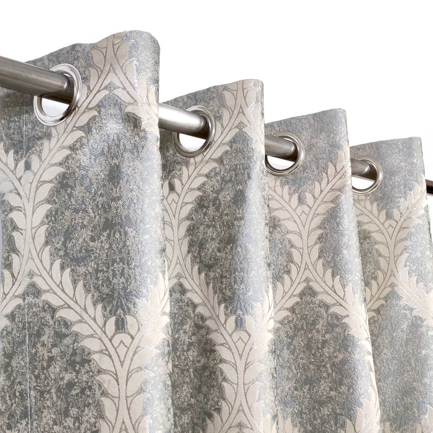 Viscose Ready Made Eyelet Curtain