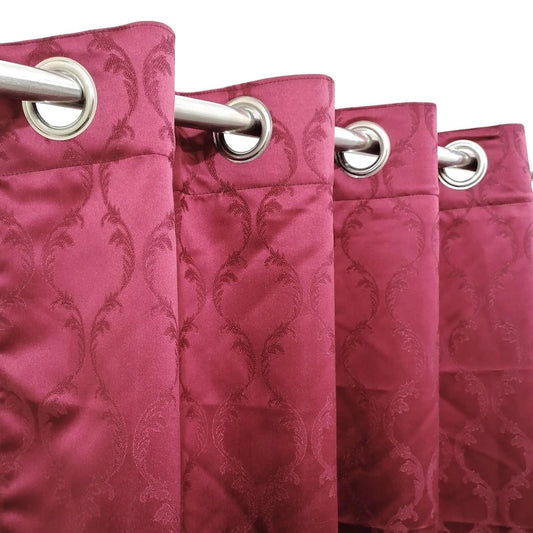 Hot Pink Shanghai Grommet Blackout Window Curtain