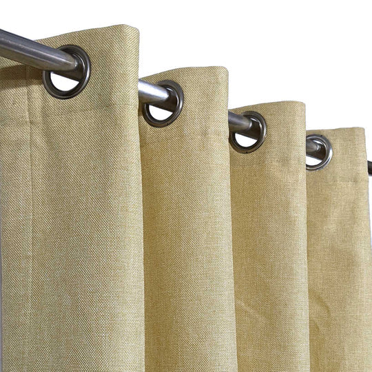 Luxury Light Gold Thick Jute Curtain