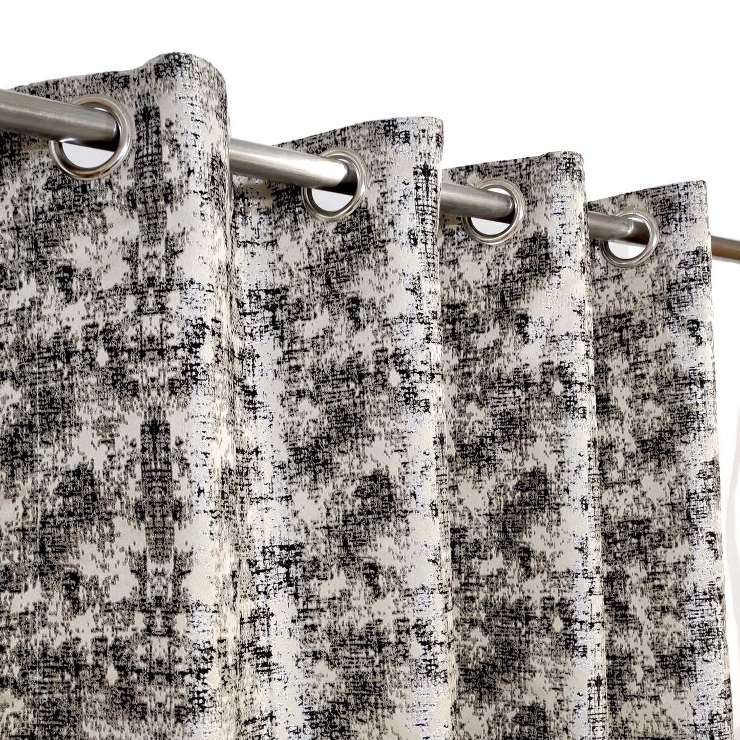 Elegant Viscose Eyelet Living Room Curtain