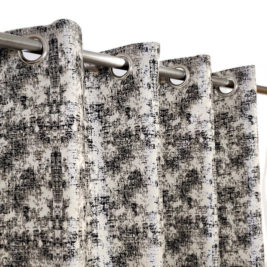 Elegant Viscose Eyelet Living Room Curtain