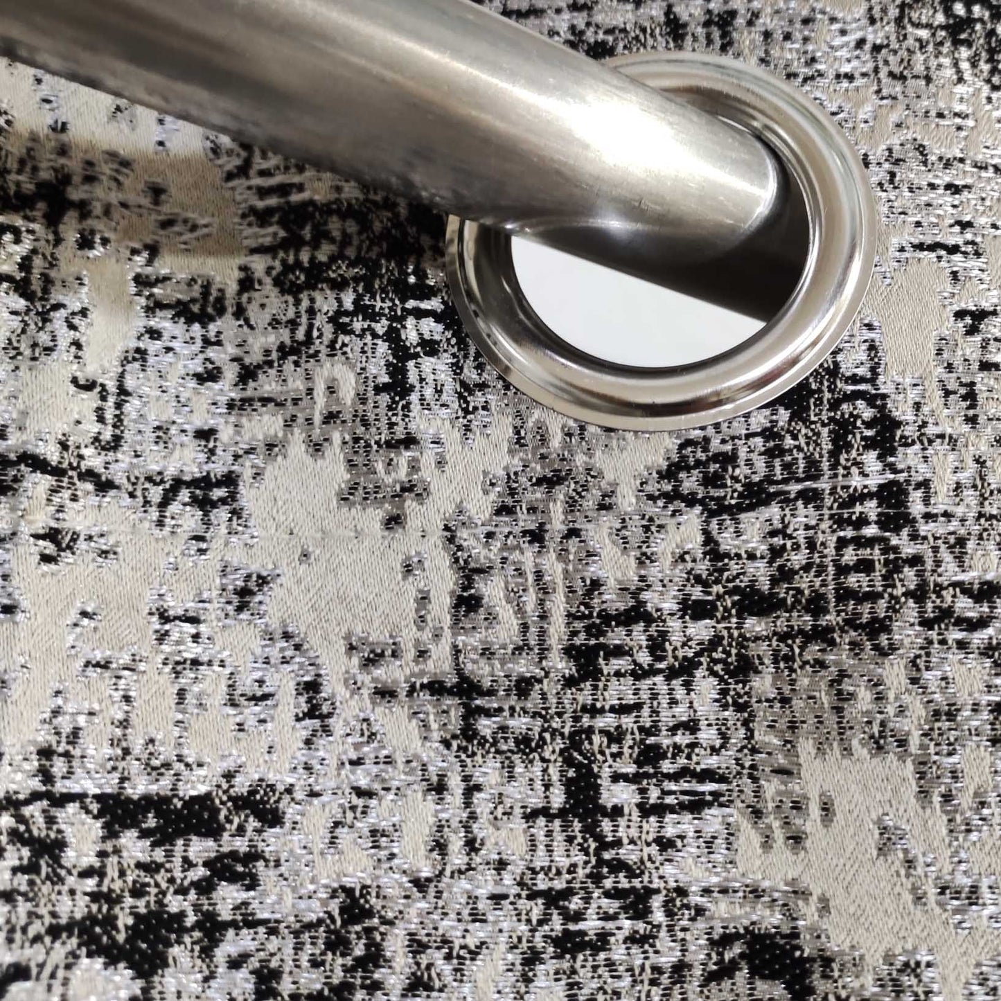 Elegant Viscose Eyelet Living Room Curtain