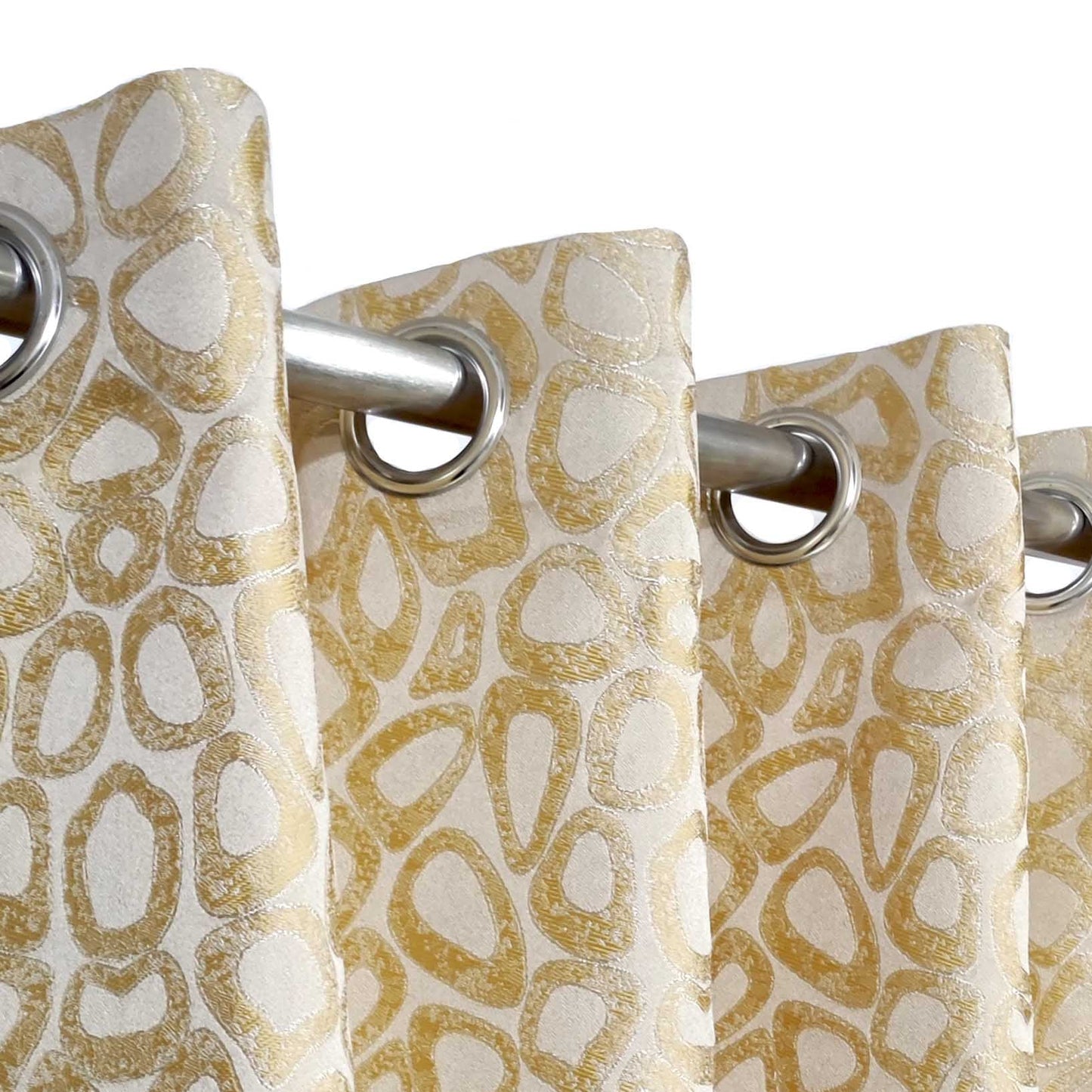 Viscose Ready Made Eyelet Curtain