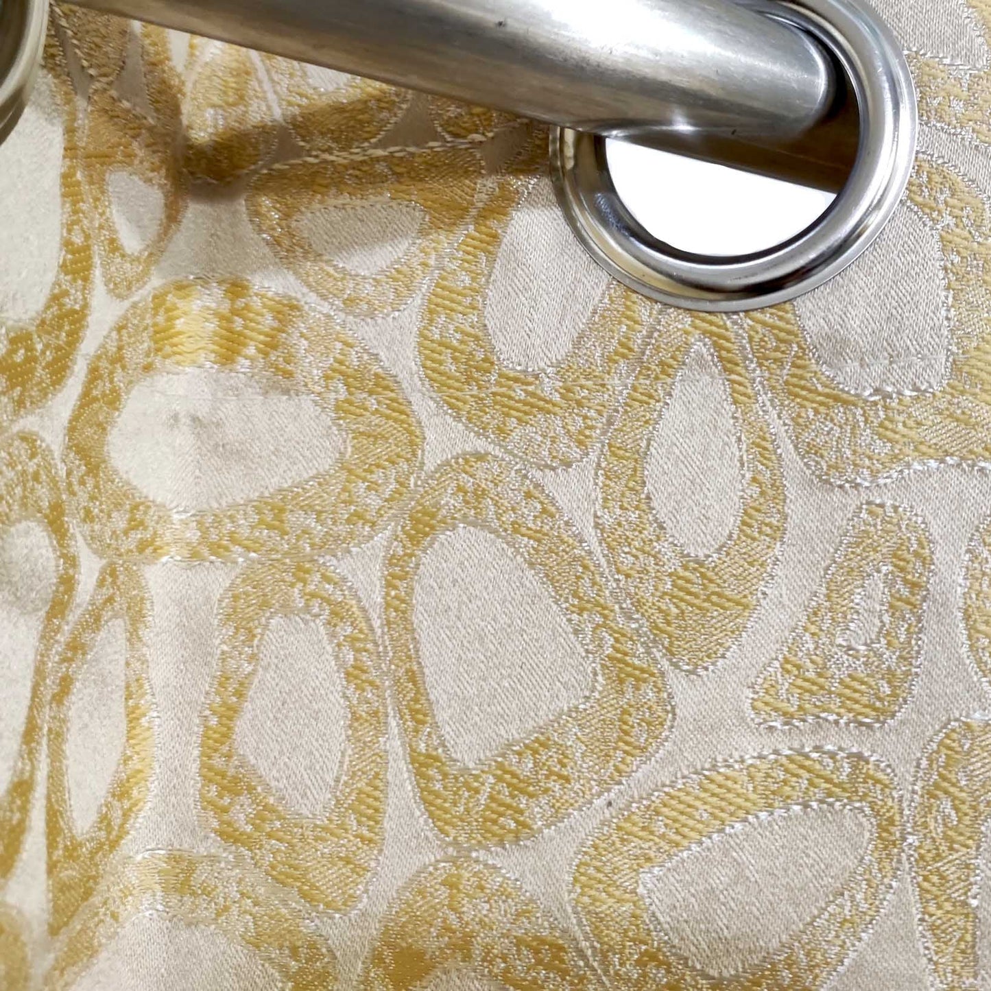 Viscose Ready Made Eyelet Curtain