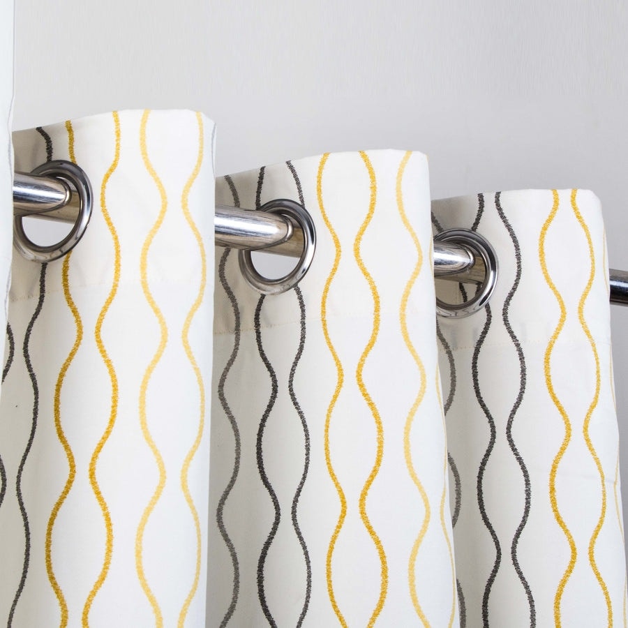 Ikea Printed Duck Cotton Curtain