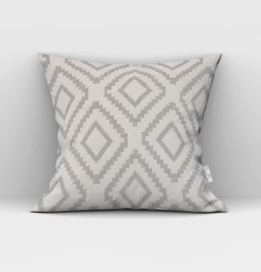 Geometric Print Duck Cotton Cushion Cover