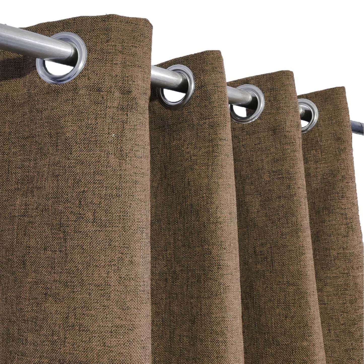 Luxury Mid Brown Thick Jute Curtain