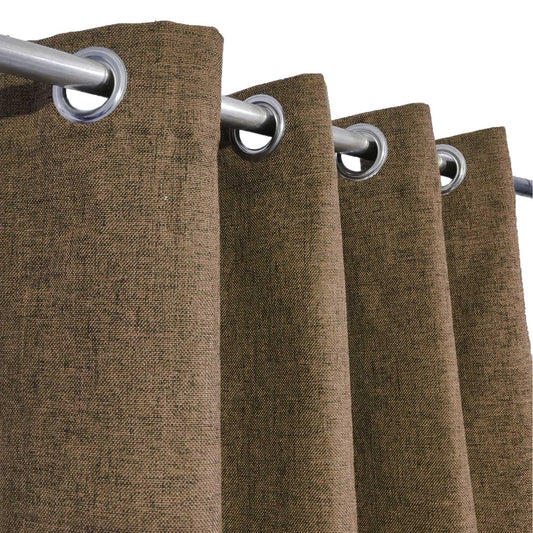 Luxury Mid Brown Thick Jute Curtain