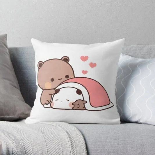 Bubu Dudu Romantic Couple Cushion for Room or office