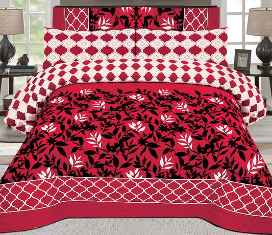 Pure Cotton Printed Bed Sheet Set