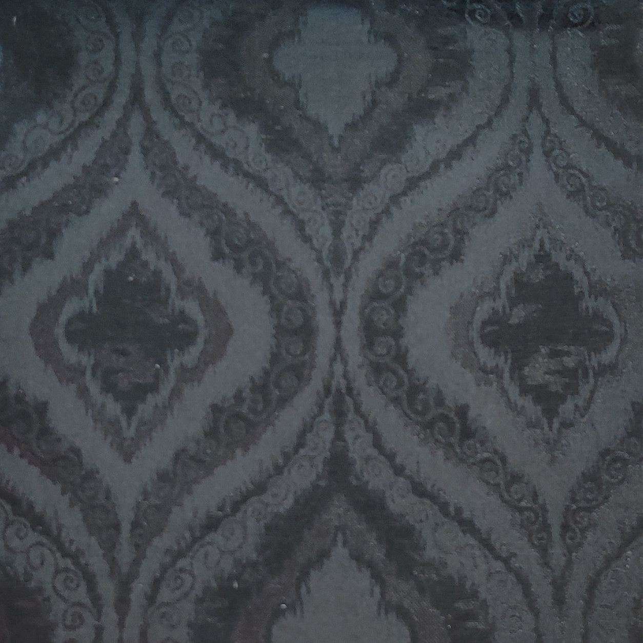 Black Premium Quality Shanghai Silk Eyelet Curtain - Single Panel (52x95 inch)