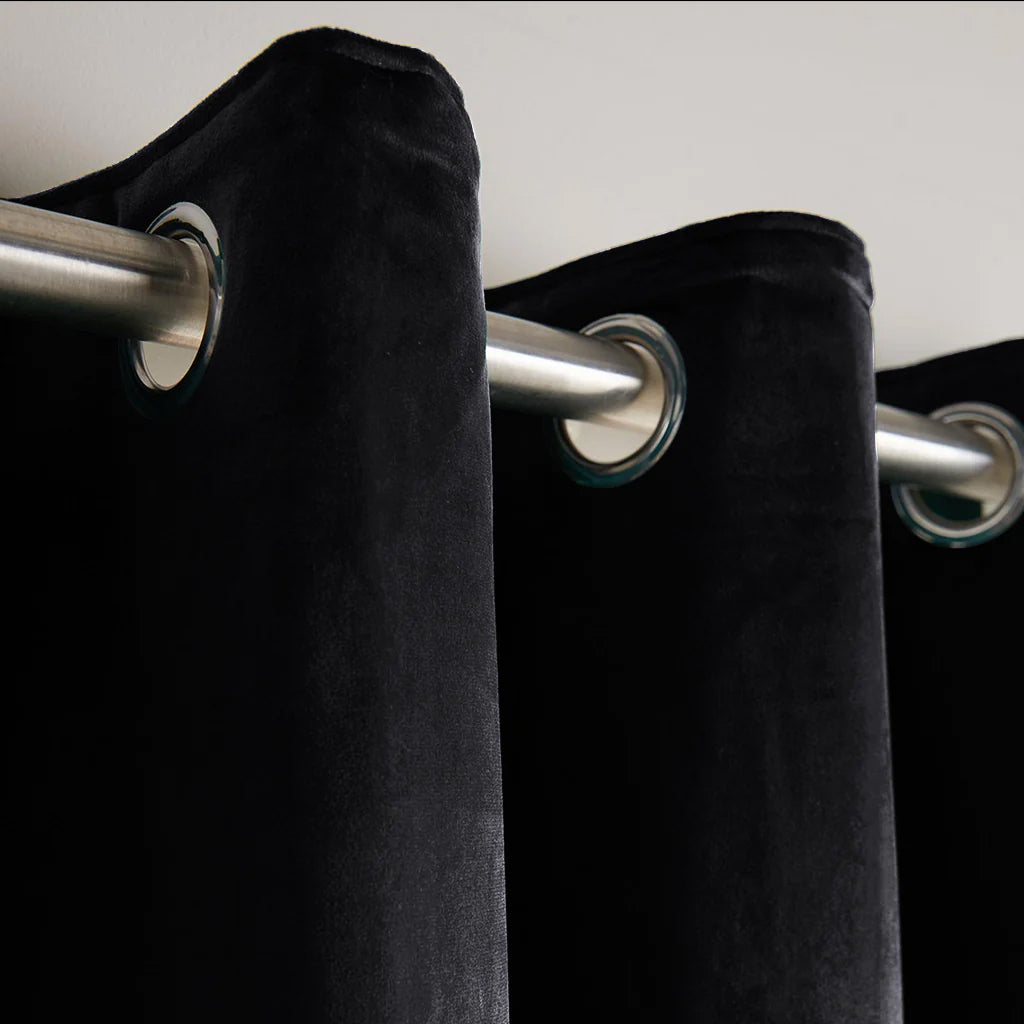 Black Premium Quality Velvet Curtains