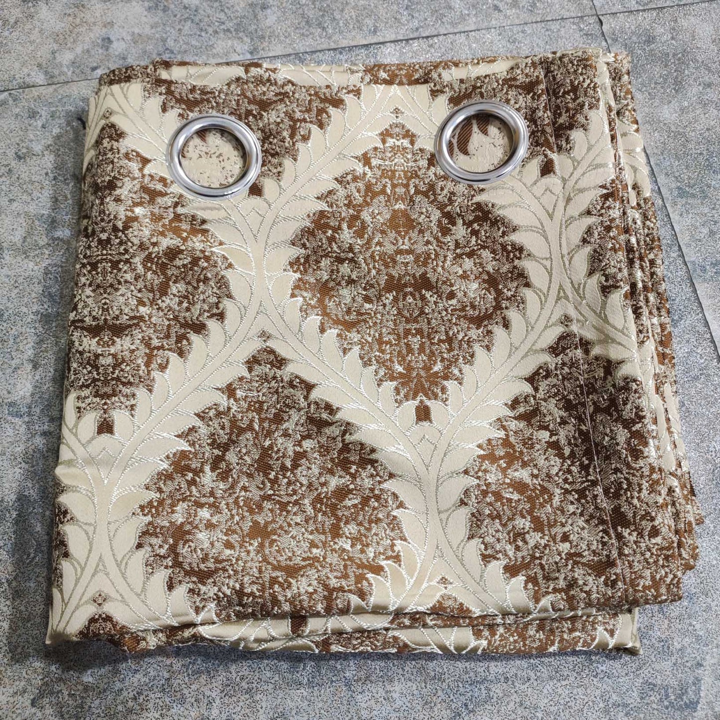 Viscose Ready Made Eyelet Curtain