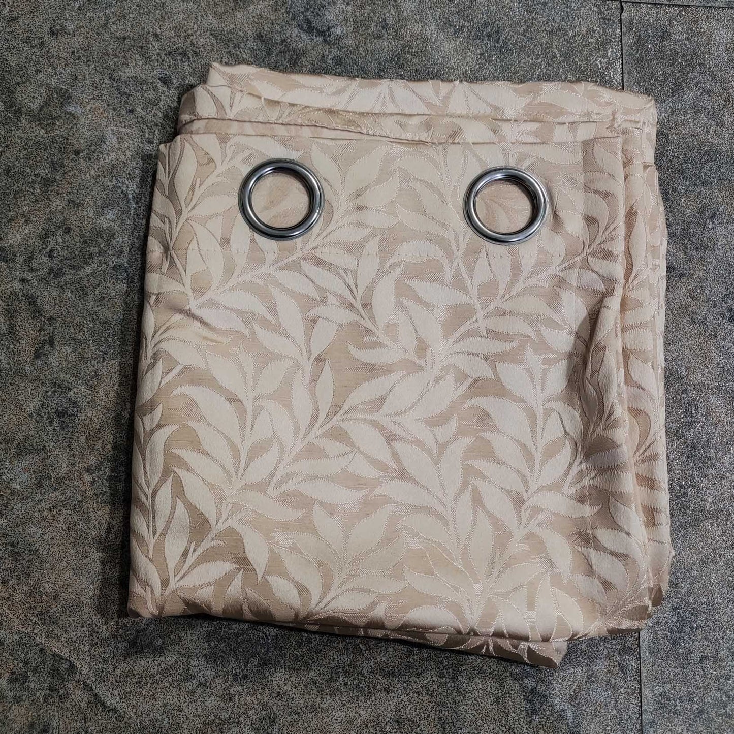 Cream High Quality Eyelet Curtain - Single Panel