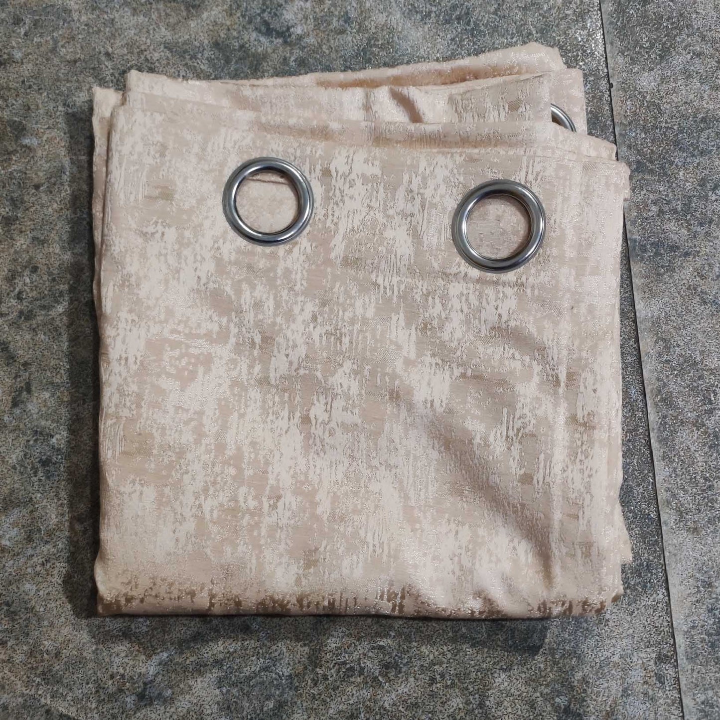 Cream High Quality Eyelet Curtain - Single Panel