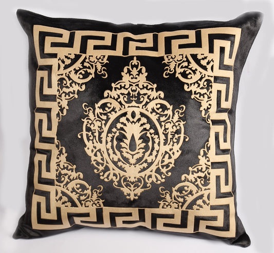 Black Luxury Velvet Soft Cushion Cover