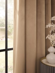 Luxury Matte Velvet Eyelet Curtains - Premium Quality