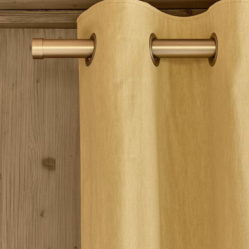 Plain Premium Silk Eyelet Curtain - Pair