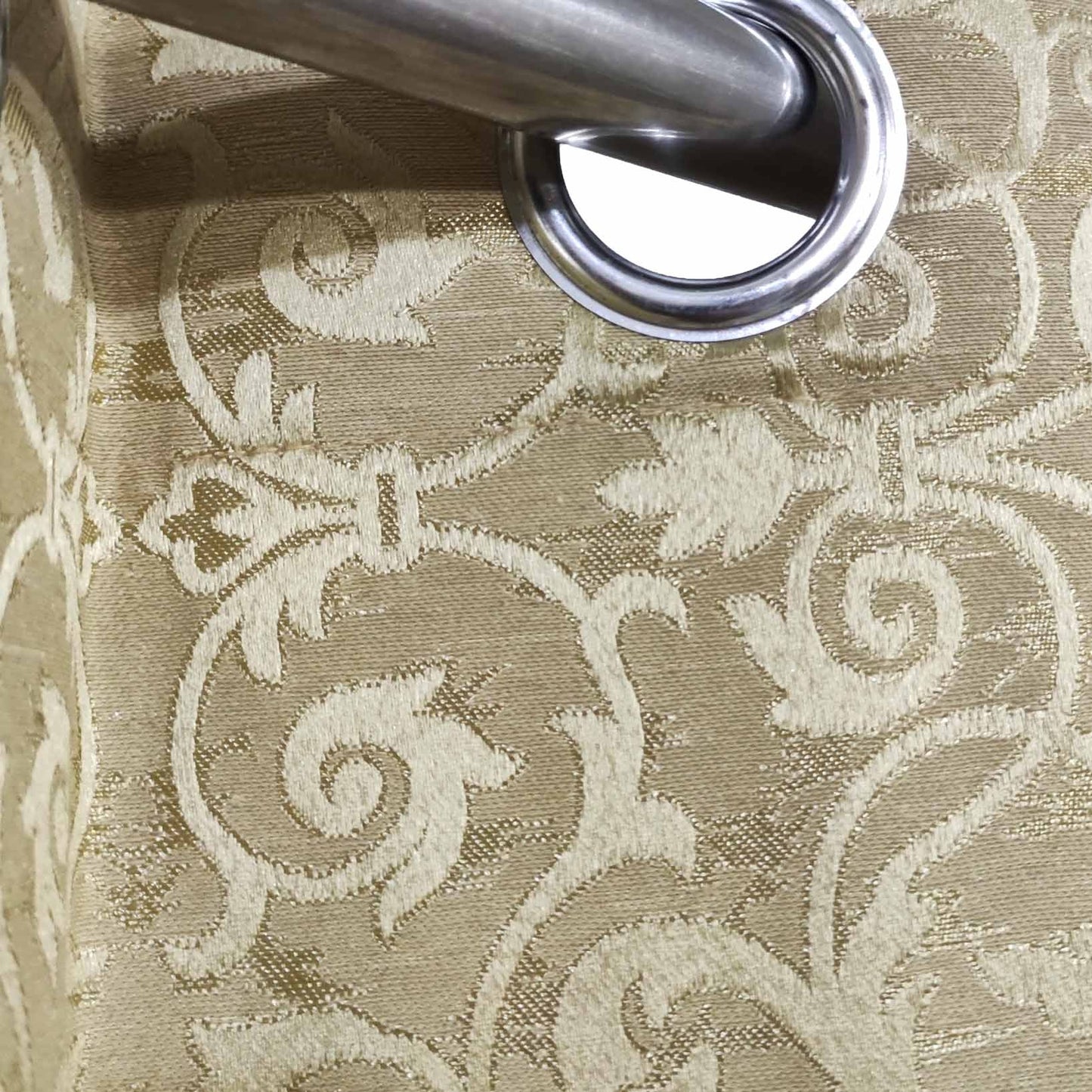 Golden Brown High Quality Eyelet Curtain - Single Panel