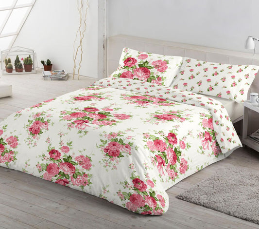 Luxury Floral Cotton Printed Double Bed Sheet