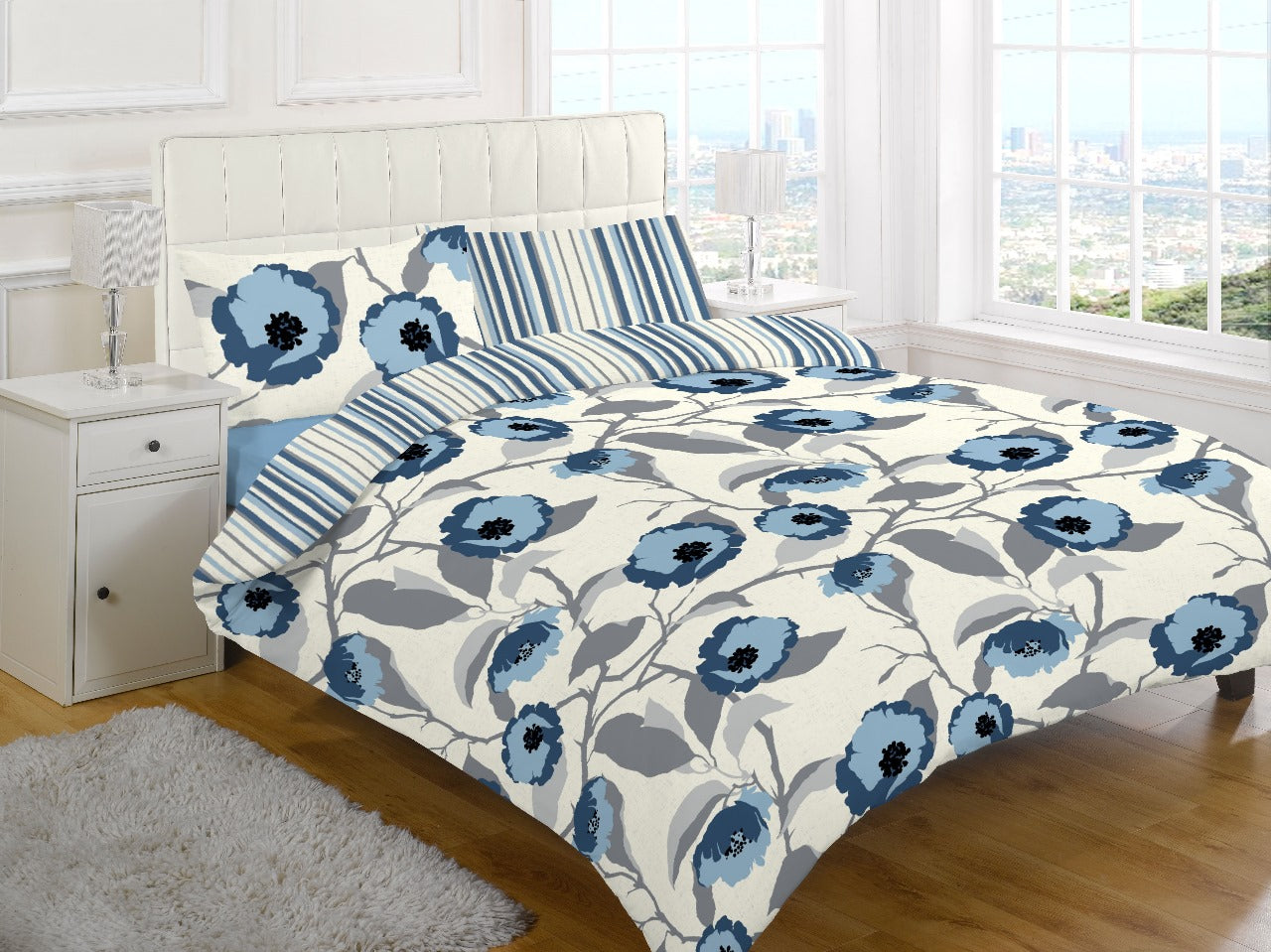 Pure Cotton Double Printed Bed Sheet