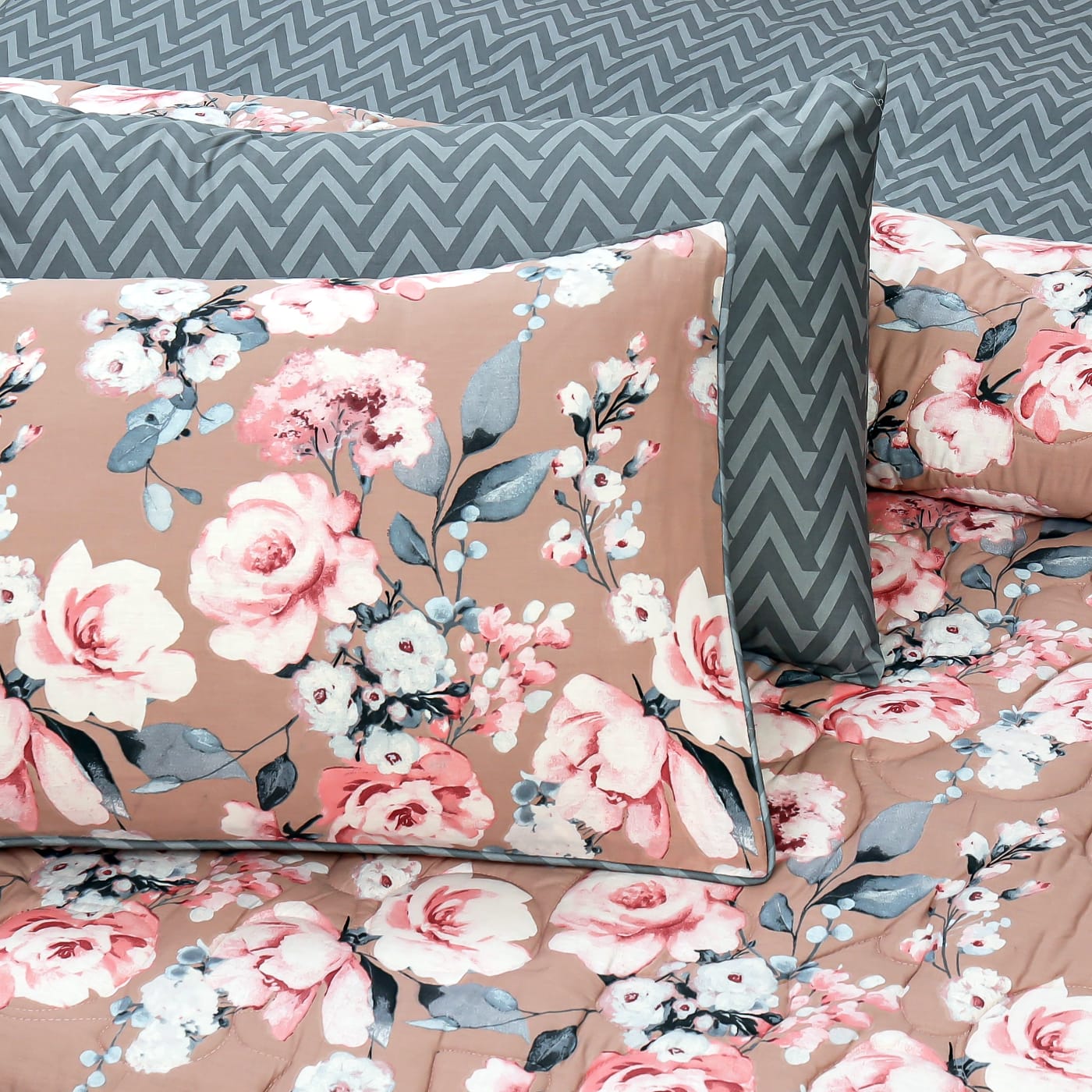 Export Quality Cotton Bed Sheet & Comforter Set