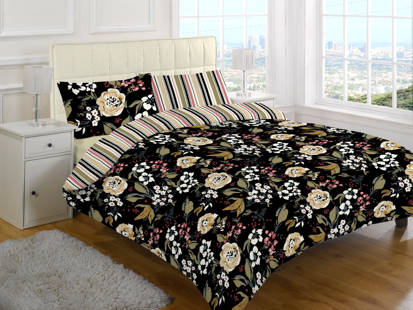 Pure Cotton Single Bed Sheet Set