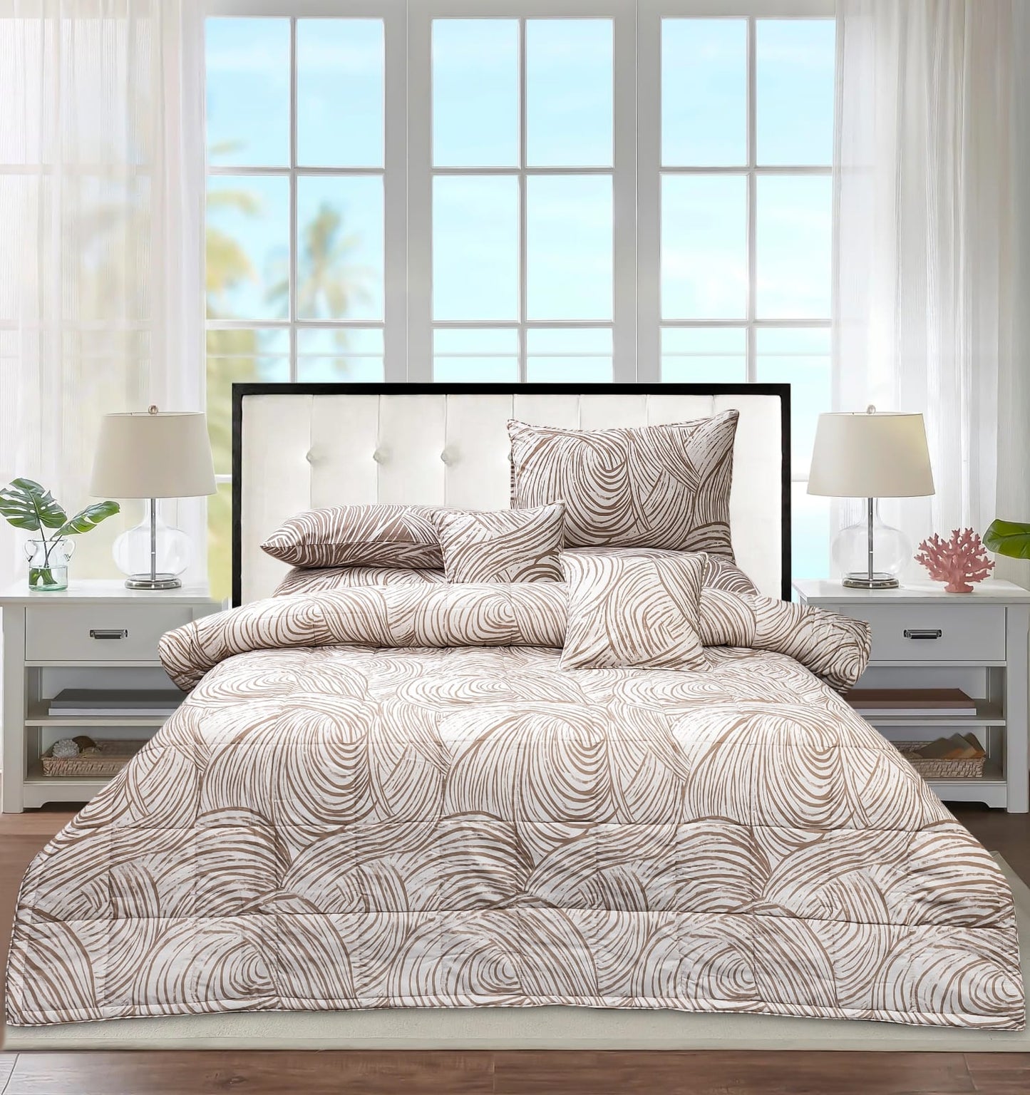 Export Quality Cotton Bed Sheet & Comforter Set