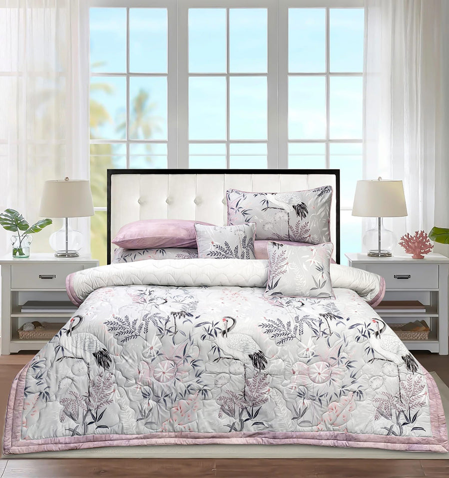 Export Quality Cotton Bed Sheet & Comforter Set