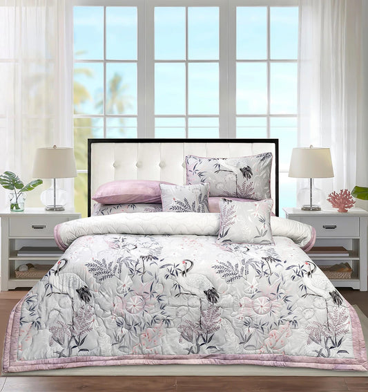 Export Quality Cotton Bed Sheet & Comforter Set