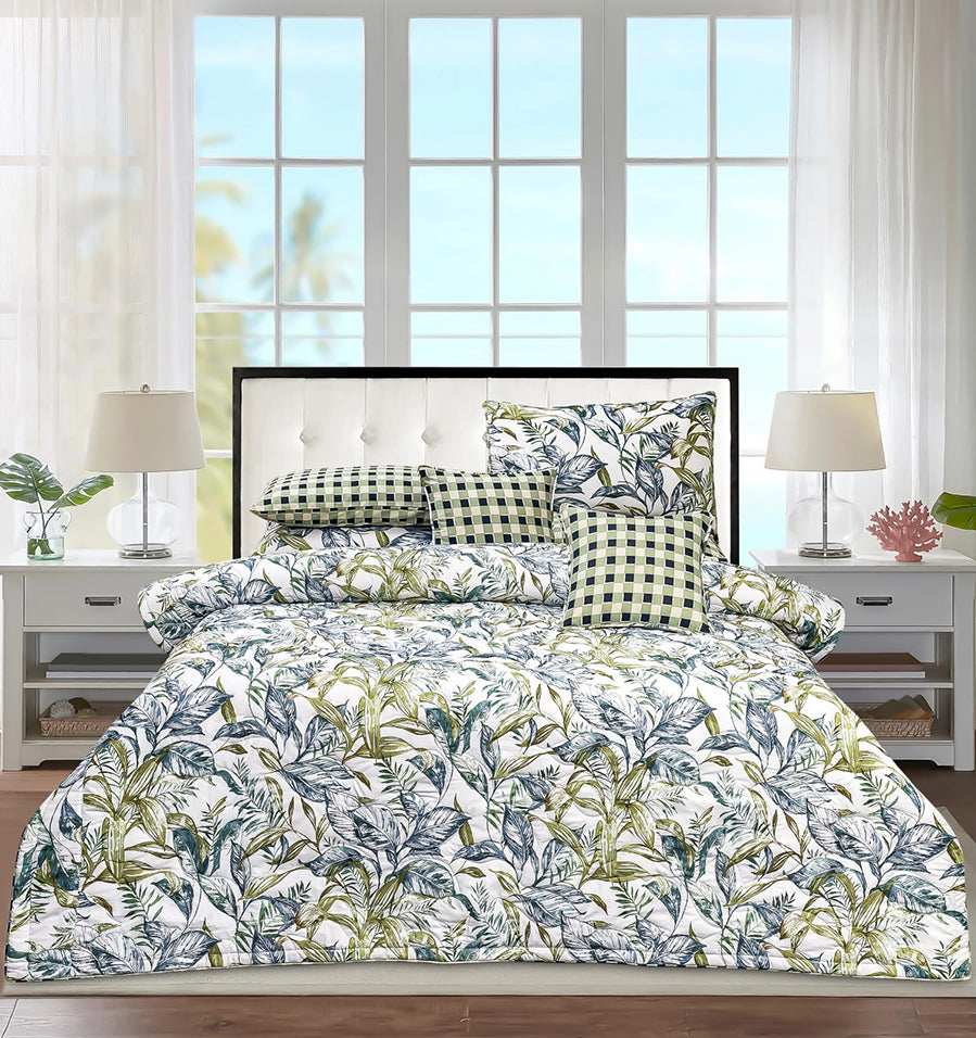 Export Quality Cotton Bed Sheet & Comforter Set