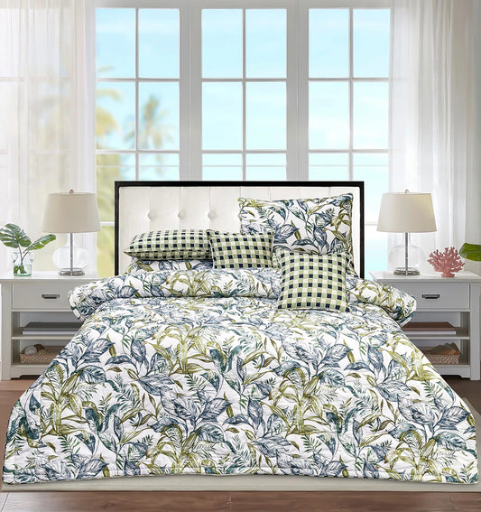 Export Quality Cotton Bed Sheet & Comforter Set