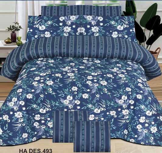 8 Piece High Quality Cotton Duvet Cover Set