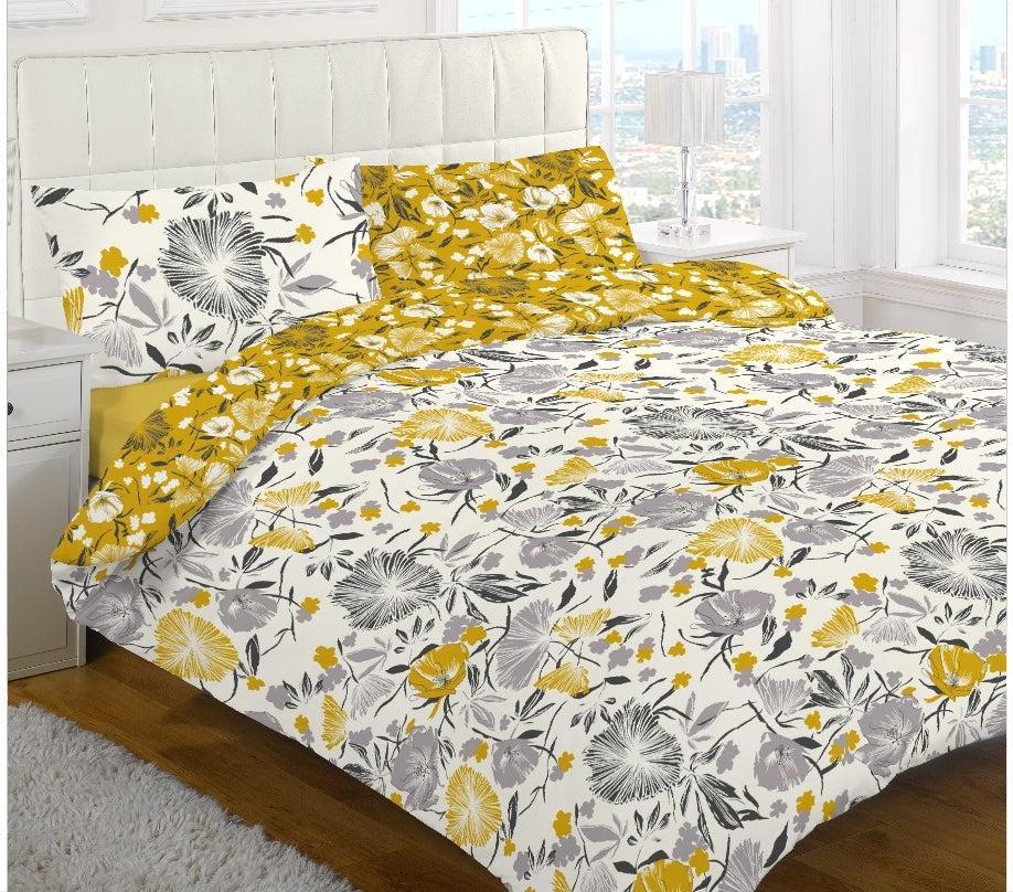 Floral Printed Pure Cotton Bed Sheet Set
