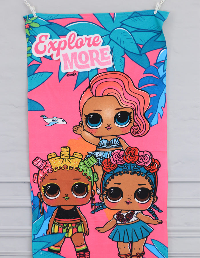 Lol Surprise Dolls Girls Printed Towel