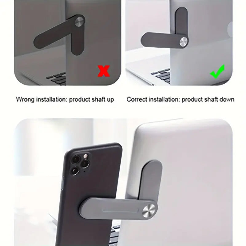 Laptop Magnetic Extension Stand with Dual Display Interconnectivity
