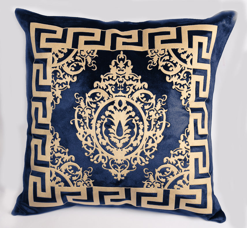 Navy Blue Luxury Soft Velvet Cushion Cover