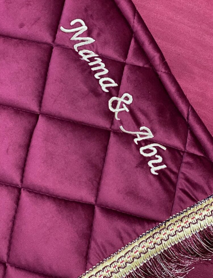 Premium Quality Handmade Customized (Name) Prayer Mat