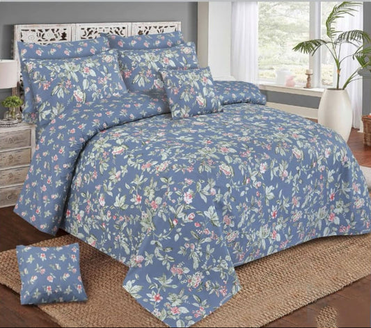 8 Piece High Quality Cotton Duvet Cover Set