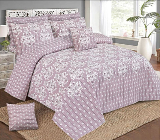 8 Piece High Quality Cotton Duvet Cover Set